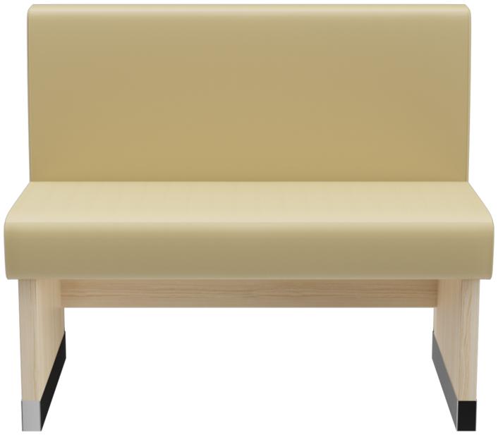Abbildung Single/base element 100 cm H-Line Vorderansicht