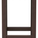 Abbildung halbhoher Hocker Delu Seitenansicht