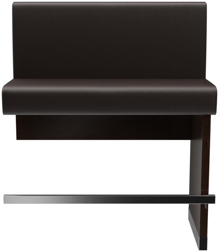 Abbildung Extension/End element 100 cm H-Line Vorderansicht