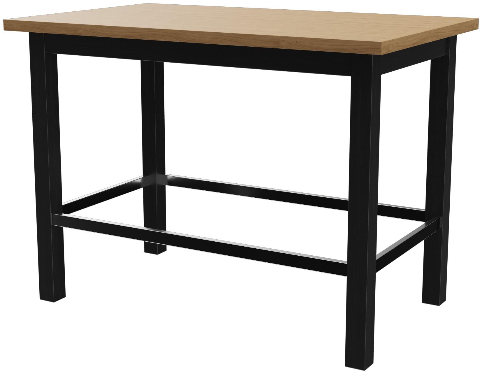 Abbildung halbhoher Tisch Dunia Schrägansicht