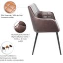 Abbildung 2-seater dining table height Romy