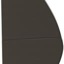 Abbildung Abschlusselement links D-Line Seitenansicht