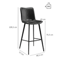 Abbildung Tabouret de bar Selda