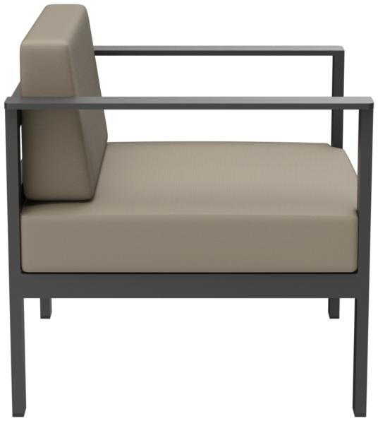 Abbildung fauteuil Sorelia Seitenansicht