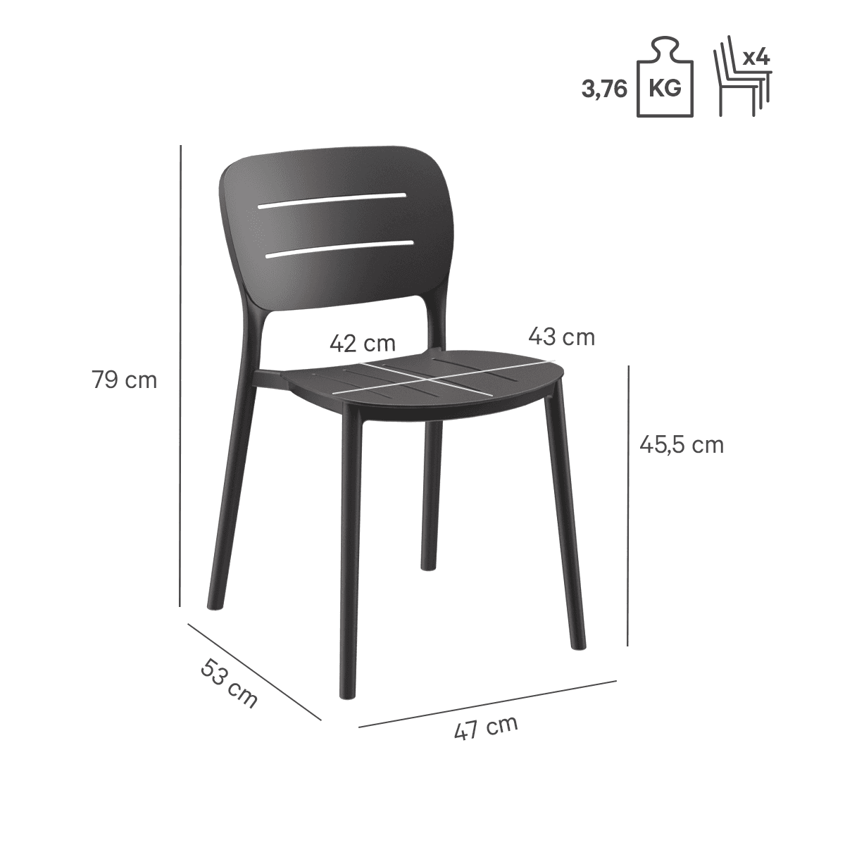 Abbildung chaise Elira