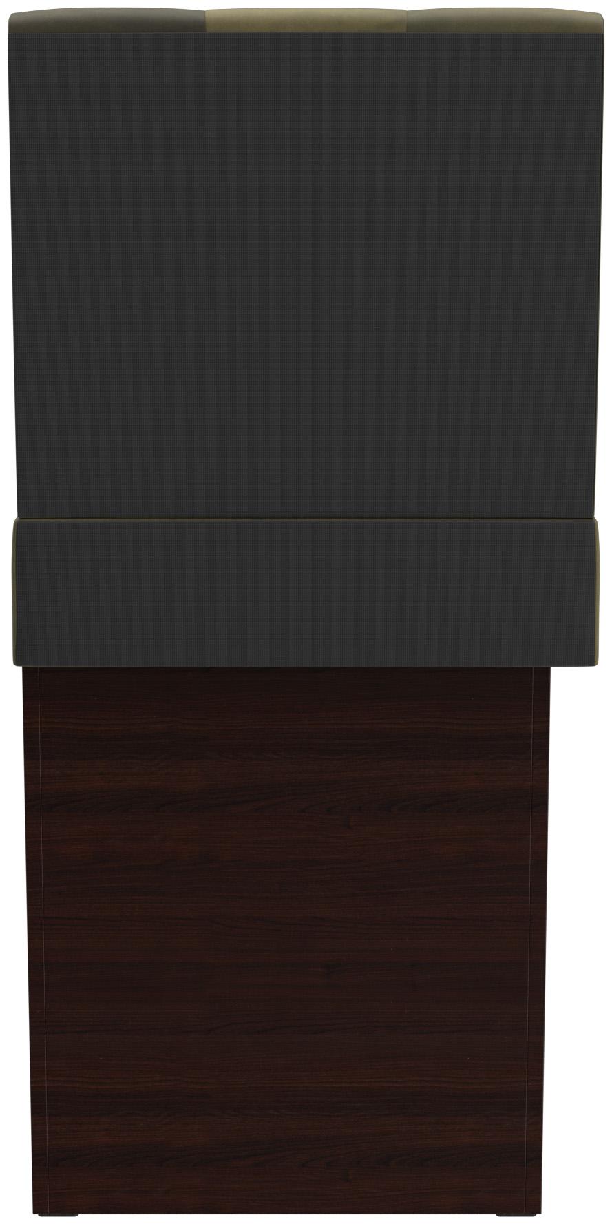 Abbildung left-hand closing element 60cm Hester Rückansicht