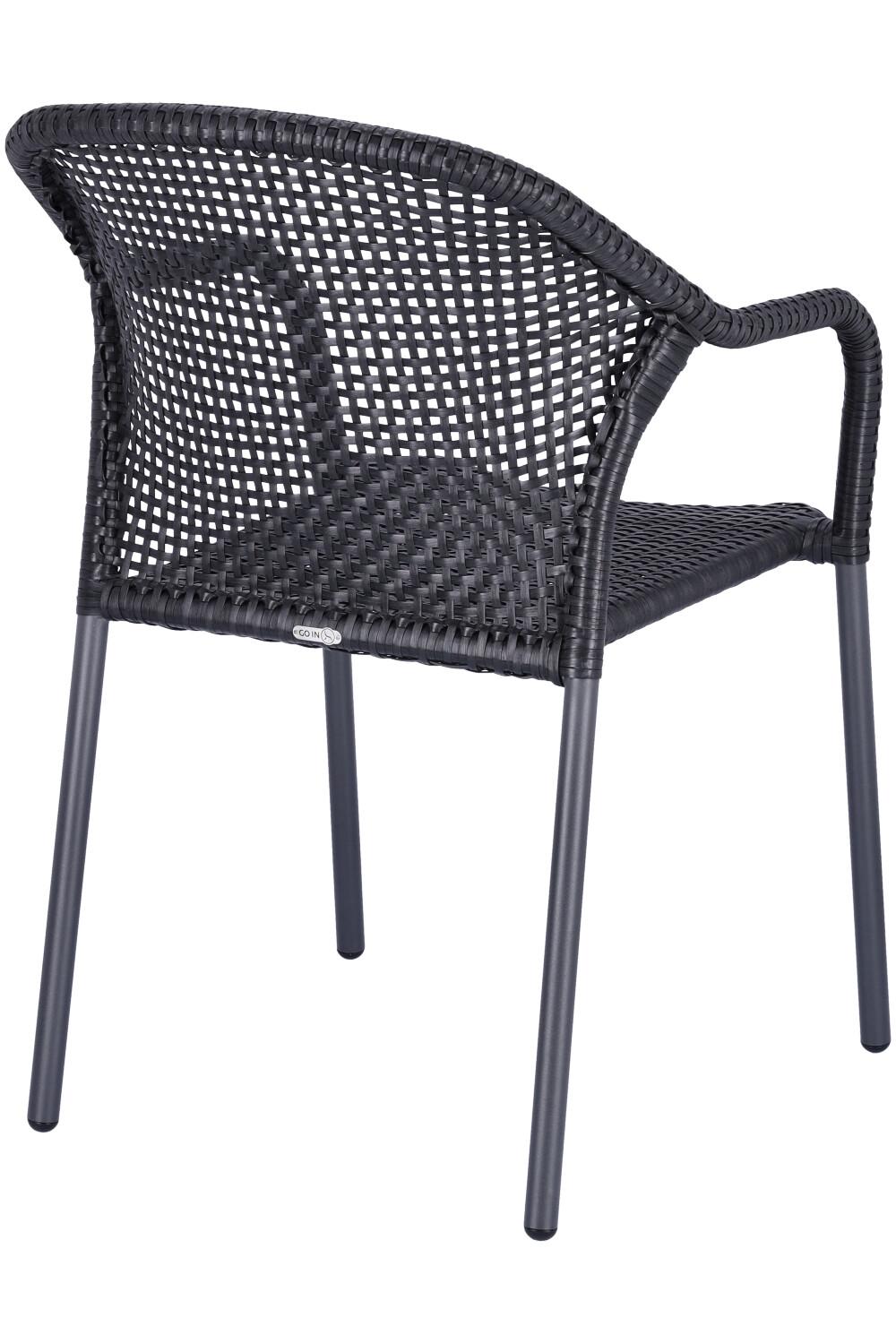 Abbildung Chaise à accoudoirs Nabal Schrägansicht
