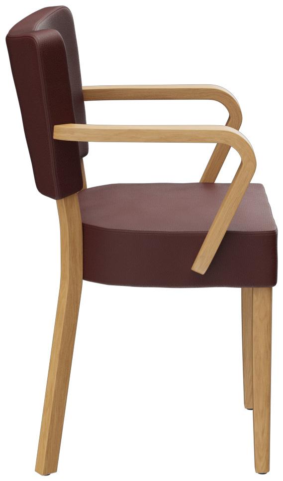 Abbildung Armstoel Damara Seitenansicht