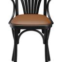 Abbildung Chaise à accoudoirs Greta Vorderansicht