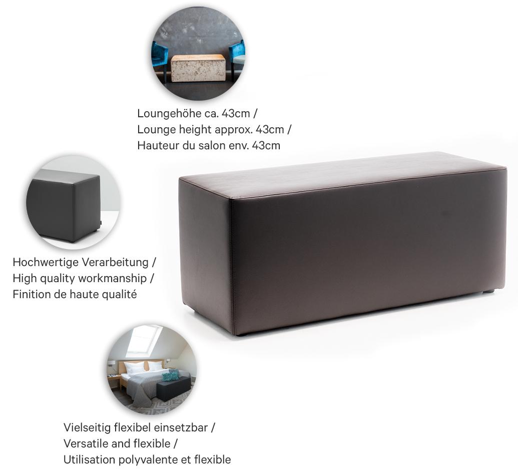 Abbildung Tabouret 2 places Corina