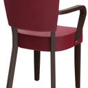 Abbildung Chaise à accoudoirs Damara Schrägansicht