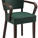 Abbildung Chaise à accoudoirs Damara Schrägansicht