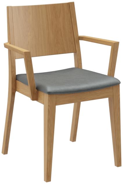 Stoel met armleuningen Quin