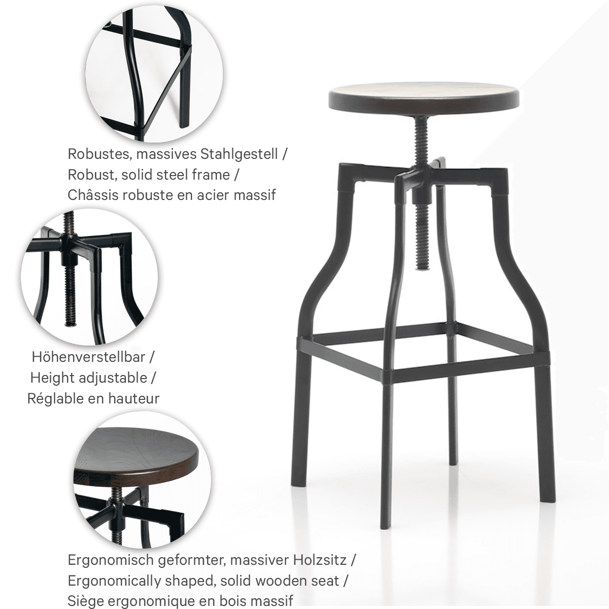 Abbildung Tabouret de bar Nobu