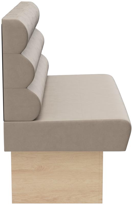 Abbildung Left-hand end element 120 cm Ripple Seitenansicht