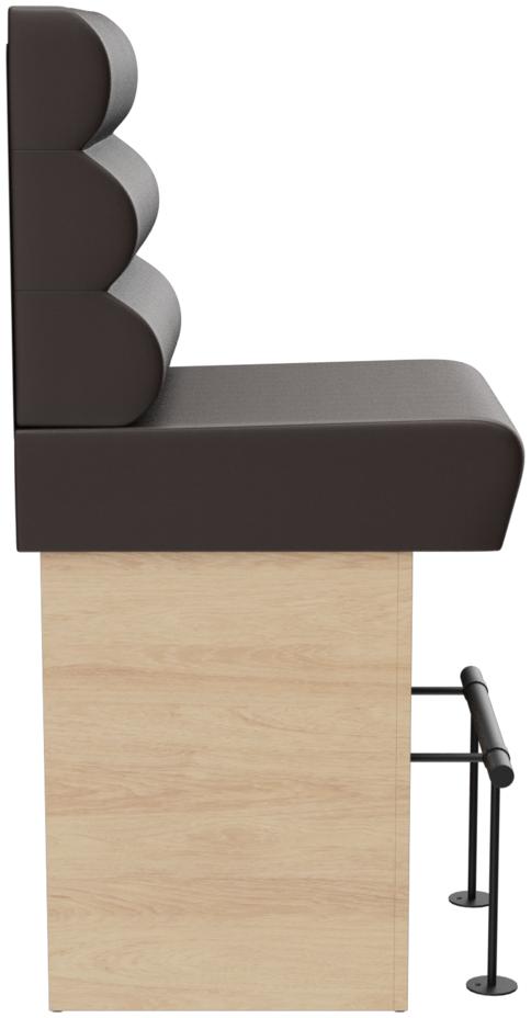 Abbildung Right end element 60 cm Ripple Seitenansicht