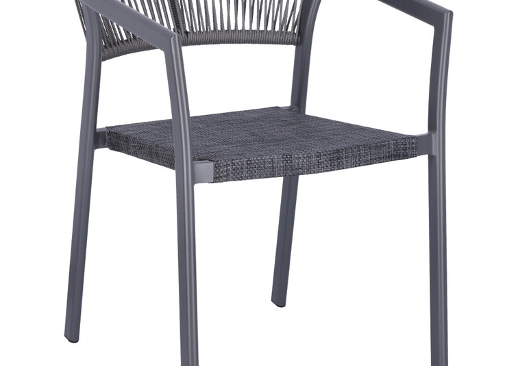 Abbildung Chaise à accoudoirs Malida Schrägansicht