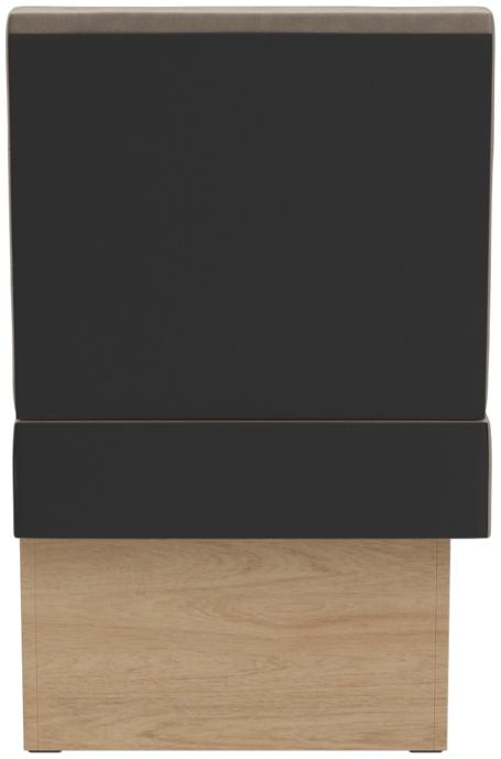 Abbildung Left-hand end element 60 cm Ripple Rückansicht