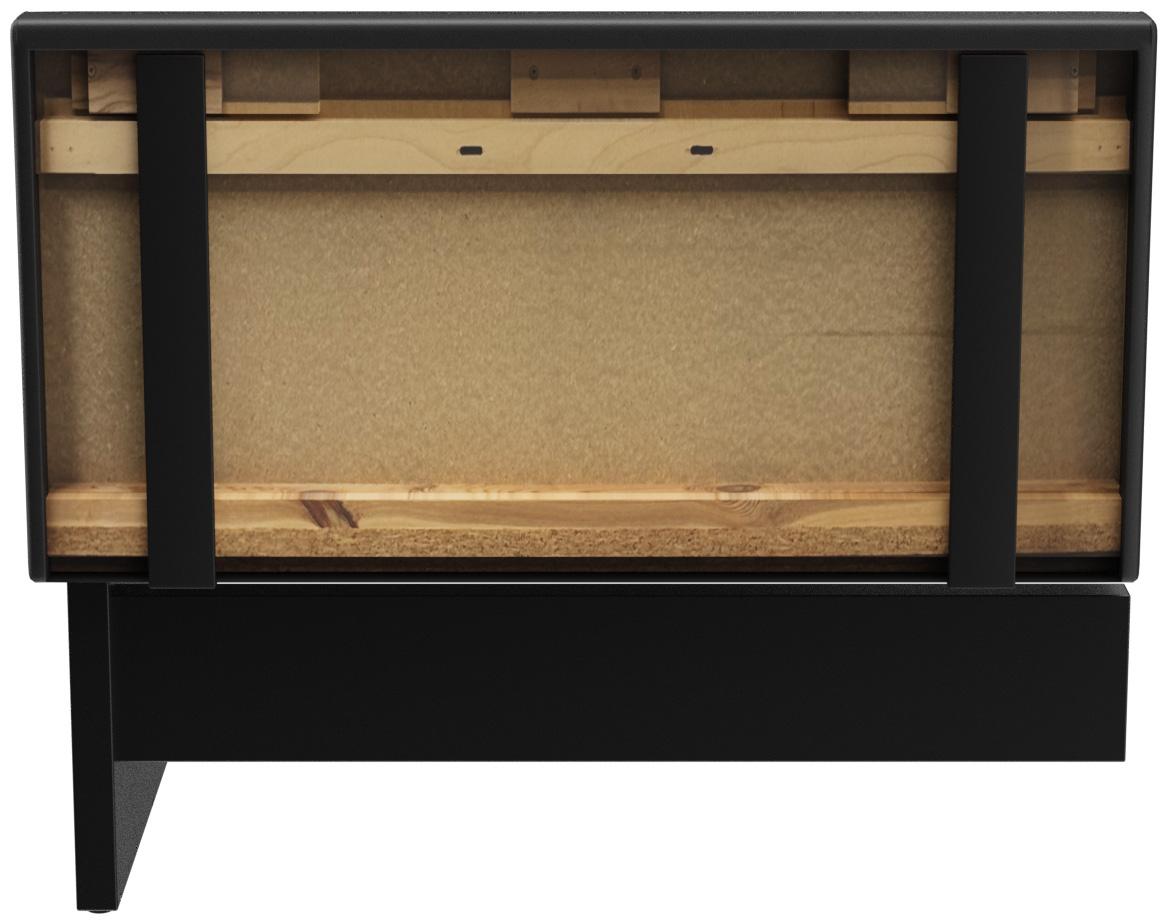 Abbildung Anbau-/Abschlusselement 100 cm H-Line Rückansicht