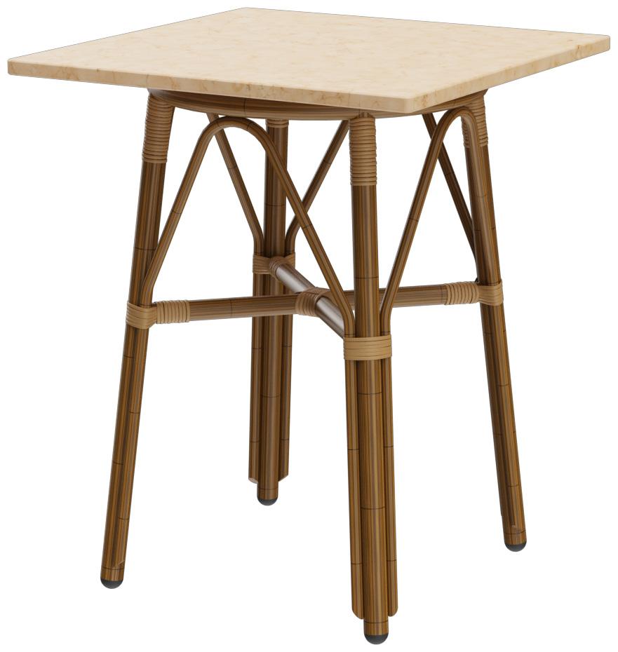 Abbildung Table à manger Marysol Schrägansicht