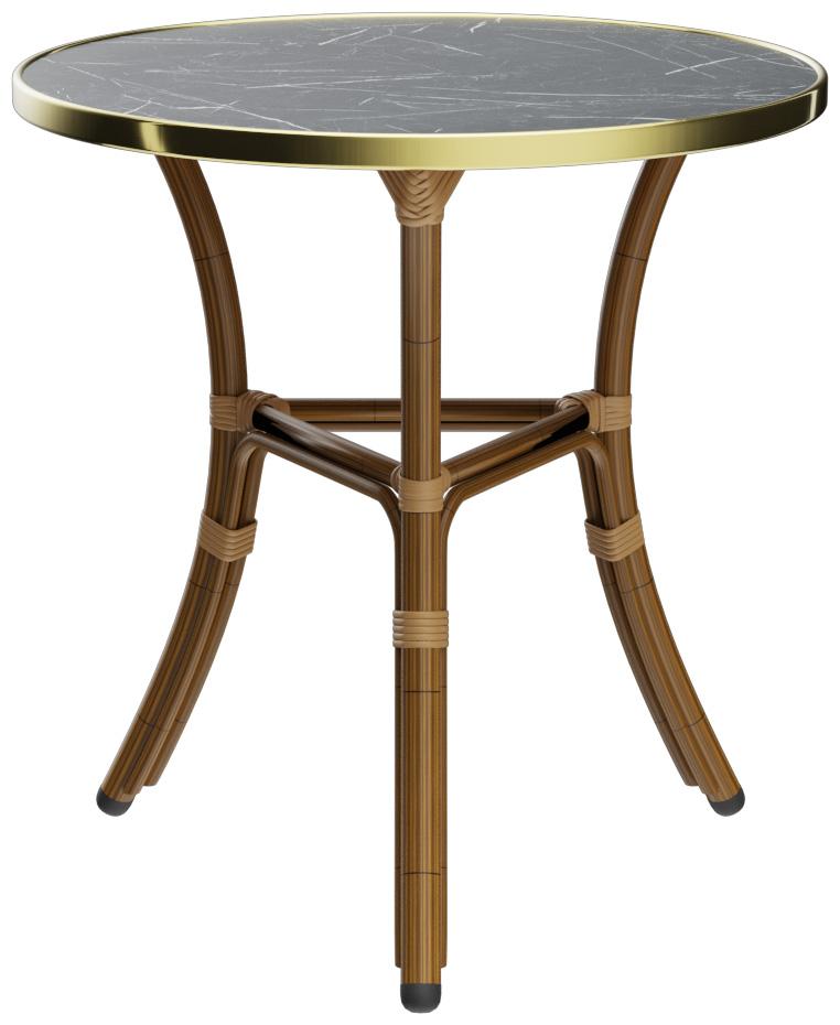 Abbildung Table à manger Marysol Schrägansicht