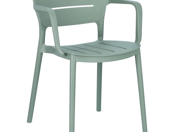 Abbildung Chaise à accoudoirs Elira Schrägansicht