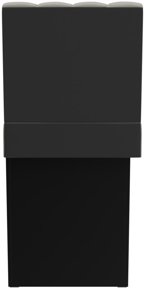Abbildung Left-hand end element 60 cm Felipa Rückansicht