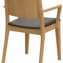 Abbildung Chaise à accoudoirs Quin Schrägansicht