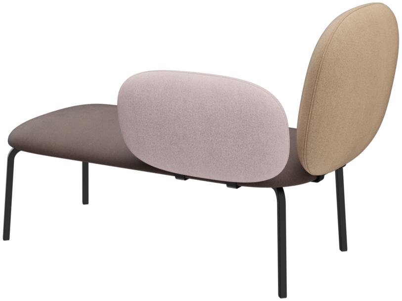 Abbildung Left-hand facing chaise longue Liberty Schrägansicht