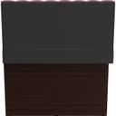 Abbildung Abschlusselement links 120cm Felipa Rückansicht