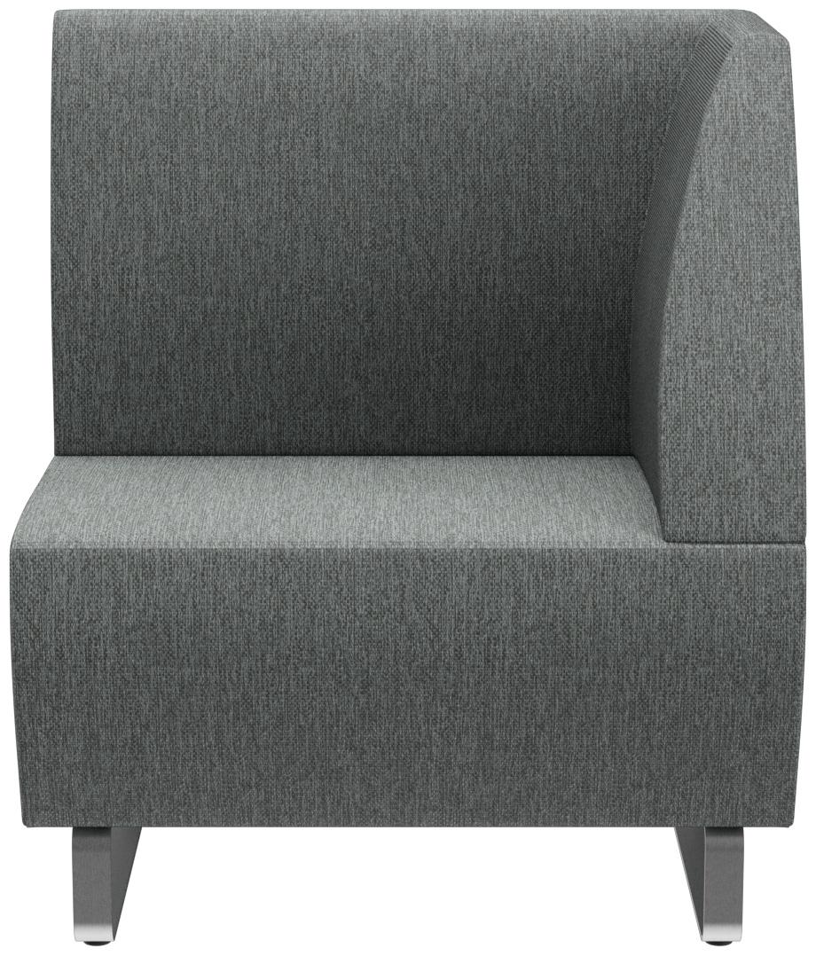 Abbildung Afsluitend element rechts D-Line Vorderansicht