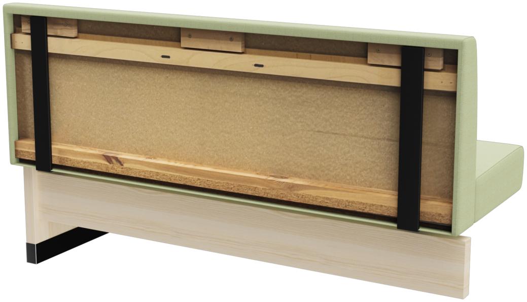 Abbildung Extension/end element 150 cm H-Line Schrägansicht