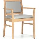 Abbildung Chaise à accoudoirs Liah Schrägansicht