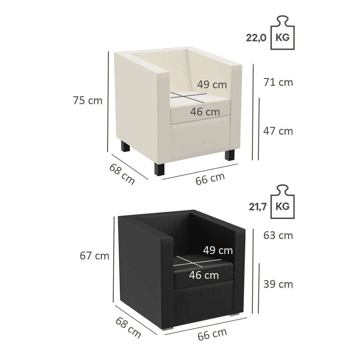 Abbildung fauteuil Charly