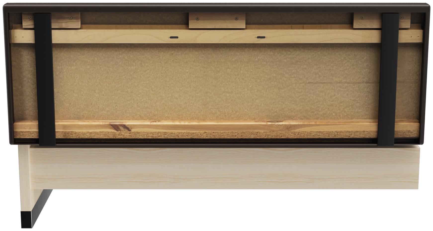 Abbildung Anbau-/Abschlusselement 150 cm H-Line Rückansicht