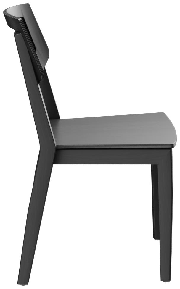 Abbildung chair Quorum O Seitenansicht