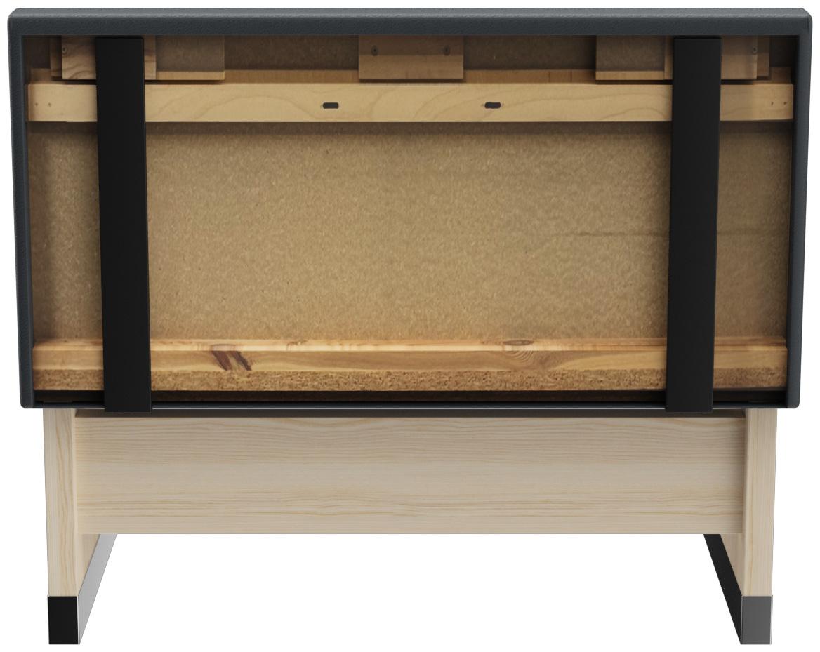 Abbildung Einzel-/Grundelement 100 cm H-Line Rückansicht