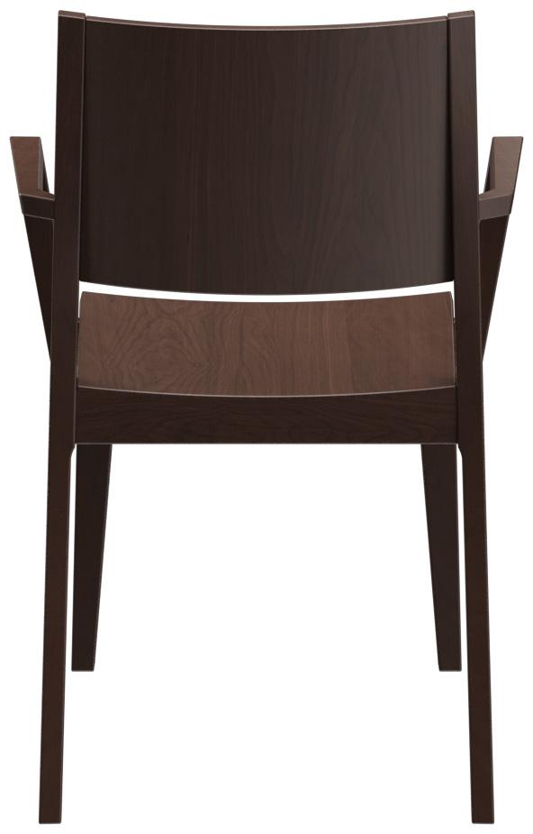 Abbildung Armlehnstuhl Quin Rückansicht