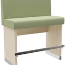 Abbildung Einzel-/Grundelement 100 cm H-Line Schrägansicht