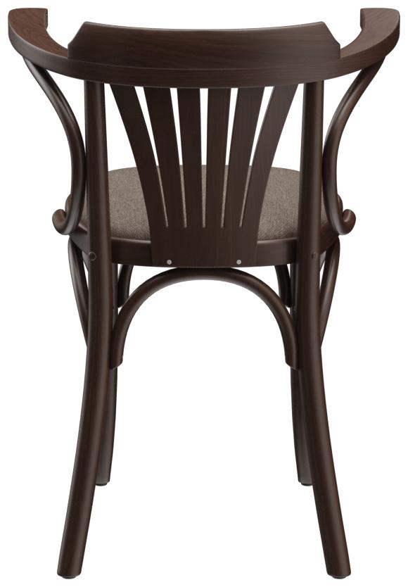 Abbildung Chaise à accoudoirs Greta Rückansicht