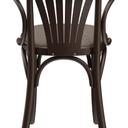 Abbildung Chaise à accoudoirs Greta Rückansicht