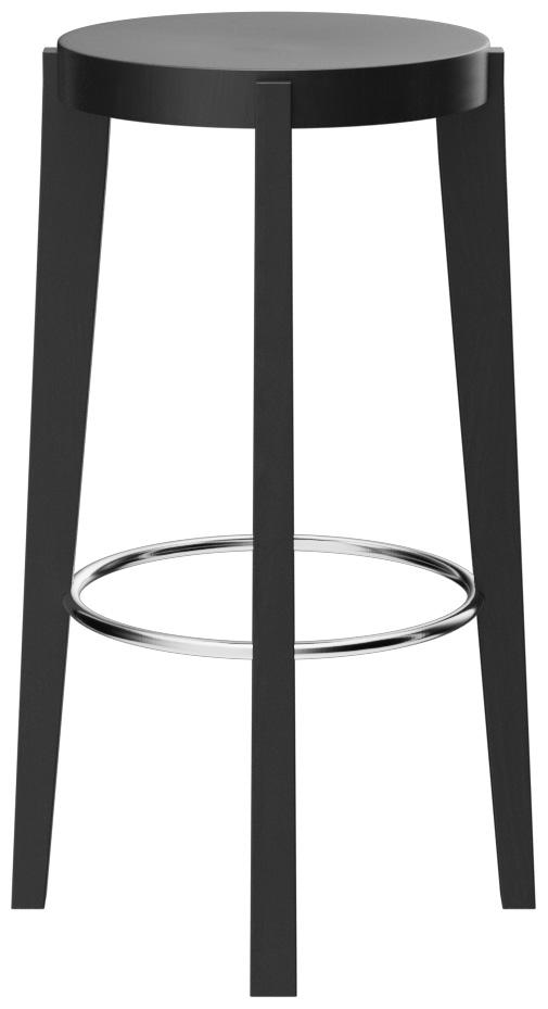 Abbildung Tabouret de bar Beno Seitenansicht