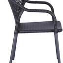 Abbildung Chaise à accoudoirs Nabal Seitenansicht