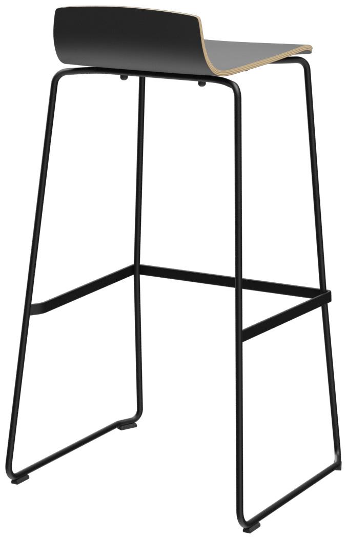 Abbildung bar stool Yoko Schrägansicht