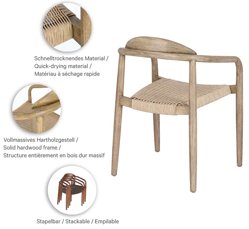 Abbildung Chaise à accoudoirs Vavi