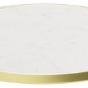 Abbildung Tischplatte Easy Gold Seitenansicht