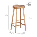 Abbildung bar stool Basu