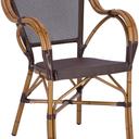 Abbildung Chaise à accoudoirs Malou Schrägansicht