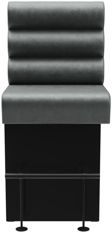Abbildung Right end element 60 cm Ripple Vorderansicht