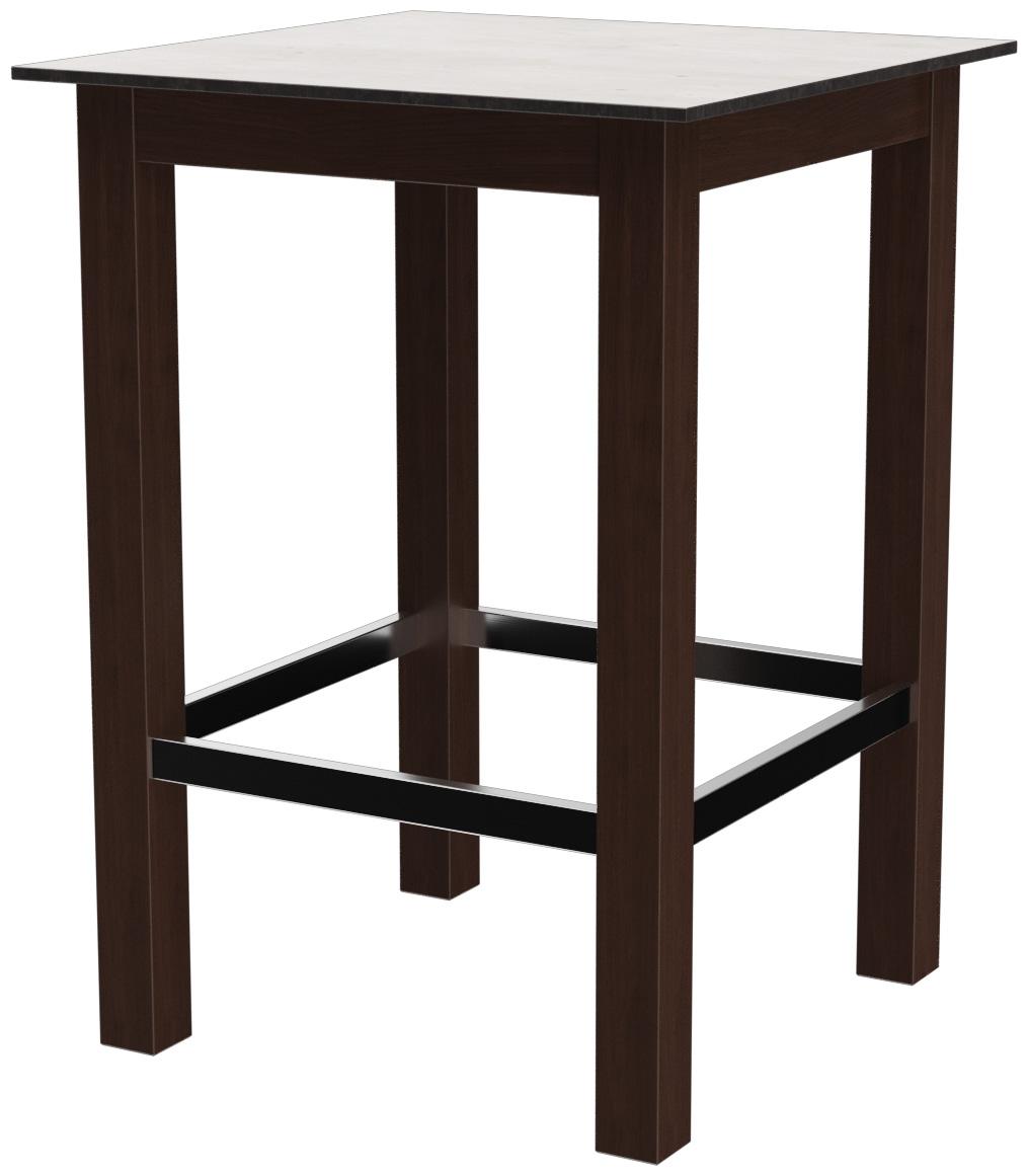 Abbildung halbhoher Tisch Dunia Schrägansicht